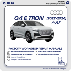 Audi Q4 e-tron Workshop Manual 2022-2024 PDF Download