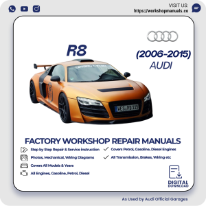 Audi R8 Workshop Service Repair Manual 2006-2015 PDF Download