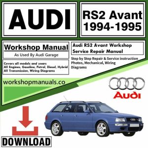 Audi workshop repair manual cover showing electronic service information