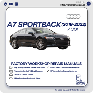 Audi A7 Sportback Workshop Repair Manual 2019-2022 PDF Download