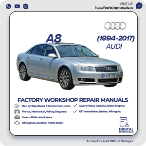 Audi A8 Workshop Repair Manual 1994-2017 PDF Download