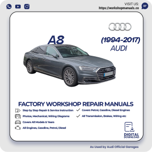 Audi A8 Workshop Repair Manual 1994-2017 PDF Download