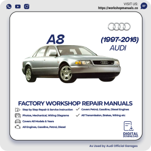 Audi A8 Workshop Repair Manual 1997-2016 PDF Download