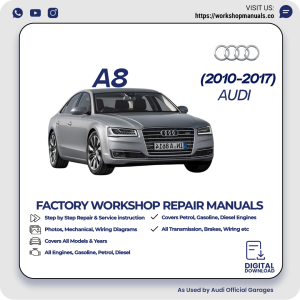 Audi A8 Workshop Repair Manual 2010-2017 PDF Download
