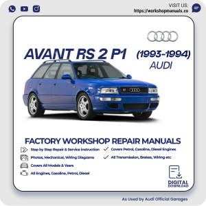 Audi Avant RS2 P1 Workshop Repair Manual 1993-1994 PDF Download