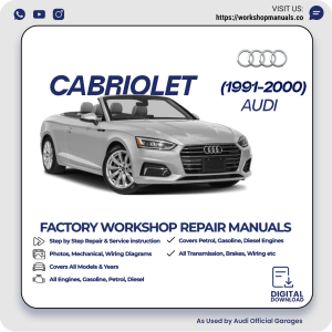 Audi Cabriolet Workshop Repair Manual 1991-2000 PDF Download