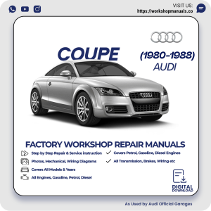 Audi Coupe Workshop Repair Manual 1980-1988 PDF Download