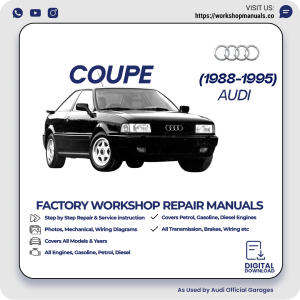 Audi Coupe Workshop Repair Manual 1988-1995 PDF Download
