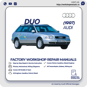 Audi DUO Workshop Repair Manual 1997 PDF Download