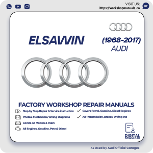 Audi Elsawin Workshop Repair Manual 1968-2017 PDF Download