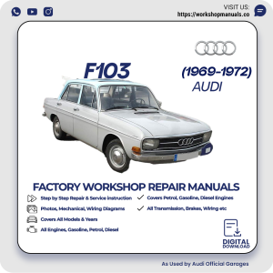 Audi F103 Workshop Repair Manual 1969-1972 PDF Download