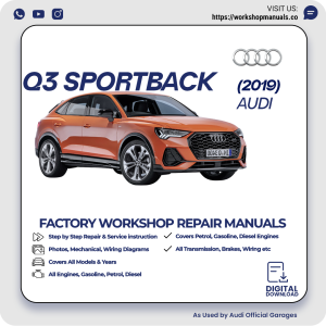 Audi Q3 Sportback Workshop Repair Manual 2019 PDF Download