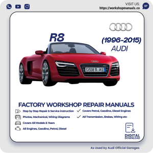 Audi R8 Workshop Repair Manual 1996-2015 PDF Download