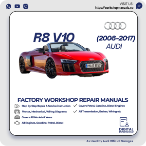 Audi R8 V10 Workshop Repair Manual 2006-2017 PDF Download