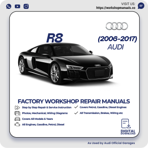Audi R8 Workshop Repair Manual 2006-2017 PDF Download