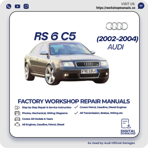Audi RS6 C5 Workshop Repair Manual 2002-2004 PDF Download