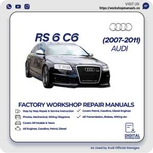 Audi RS6 C6 Workshop Repair Manual 2007-2011 PDF Download