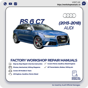 Audi RS6 C7 Workshop Repair Manual 2013-2018 PDF Download