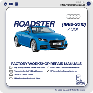Audi Roadster Workshop Repair Manual 1998-2016 PDF Download