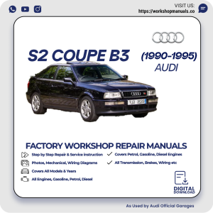 Audi S2 Coupe B3 Workshop Repair Manual 1990-1995 PDF Download