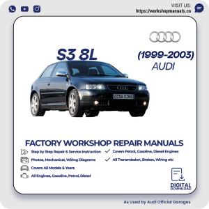 Audi S3 8L Workshop Repair Manual 1999-2003 PDF Download