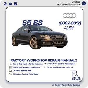Audi S5 B8 Workshop Repair Manual 2007-2012 PDF Download