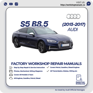 Audi S5 B8.5 Workshop Repair Manual 2013-2017 PDF Download