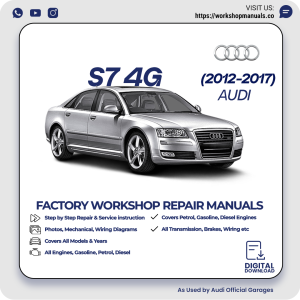 Audi S7 4G Workshop Repair Manual 2012-2017 PDF Download