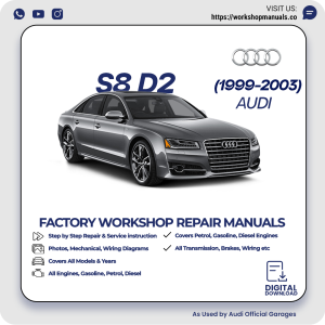Audi S8 D2 Workshop Repair Manual 1999-2003 PDF Download