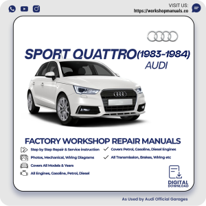 Audi Sport Quattro Workshop Repair Manual 1983-1984 PDF Download