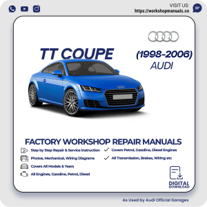 Audi TT Coupe Workshop Repair Manual 1998-2006 PDF Download