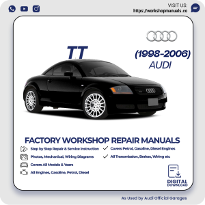 Audi TT Workshop Repair Manual 1998-2006 PDF Download
