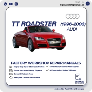 Audi TT Roadster Workshop Repair Manual 1996-2006 PDF Download