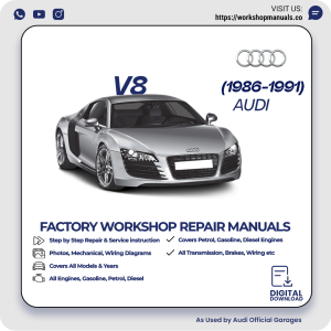 Audi V8 Workshop Repair Manual 1986-1991 PDF Download