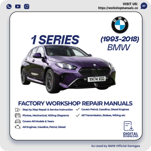 BMW 1 Series Workshop Repair Manual 1993-2018 PDF Download