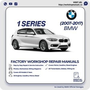 BMW 1 Series Workshop Repair Manual 2007-2017 PDF Download