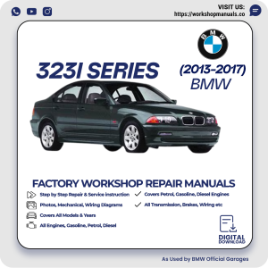 BMW 323i Series Workshop Repair Manual PDF Download