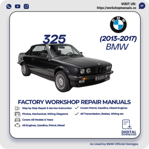 BMW 325 Workshop Repair Manual PDF Download