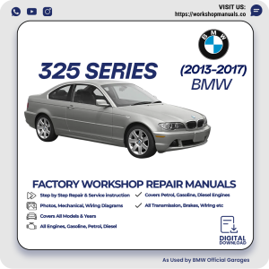 BMW 325 Series Workshop Repair Manual PDF Download