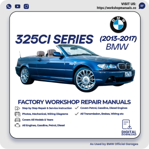 BMW 325Ci Series Workshop Repair Manual PDF Download