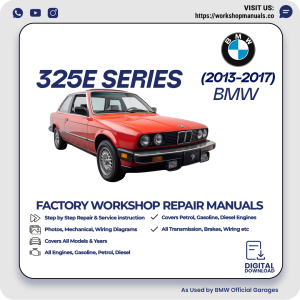 BMW 325e Series Workshop Repair Manual PDF Download