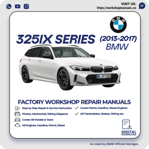 BMW 325iX Series Workshop Repair Manual PDF Download