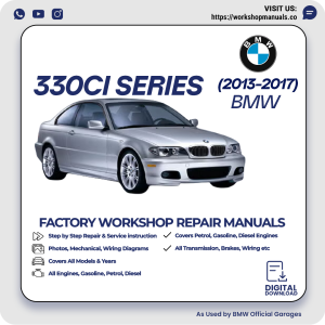 BMW 330Ci Series Workshop Repair Manual PDF Download