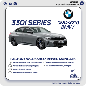 BMW 330i Series Workshop Repair Manual PDF Download
