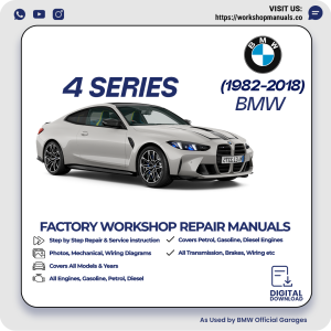 BMW 4 Series Workshop Repair Manual PDF Download