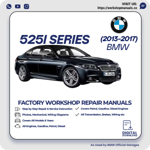 BMW 525i Series Workshop Repair Manual PDF Download