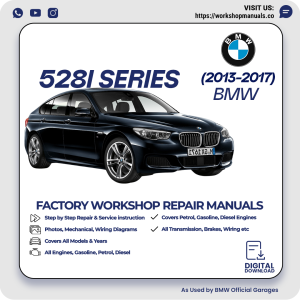 BMW 528i Series Workshop Repair Manual PDF Download