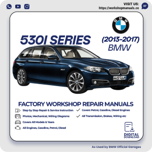 BMW 530i Series Workshop Repair Manual PDF Download