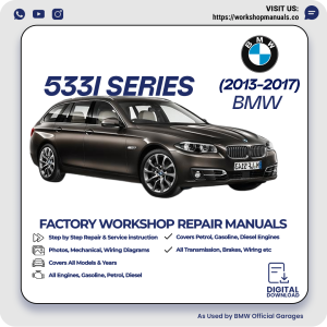 BMW 533i Series Workshop Repair Manual PDF Download