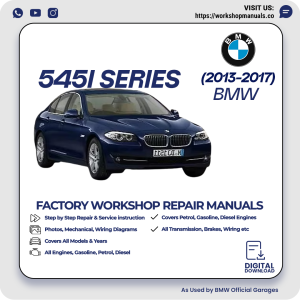 BMW 545i Series Workshop Repair Manual PDF Download